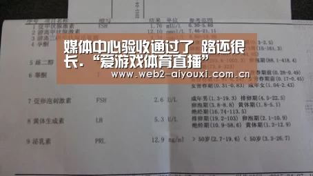 媒体中心验收通过了 路还很长.“爱游戏体育直播”(图1) 足球即时比分